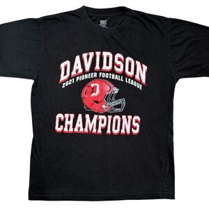 Davidson College Wildcats Football 2021 Conference Champs Men’s t-shirt size M